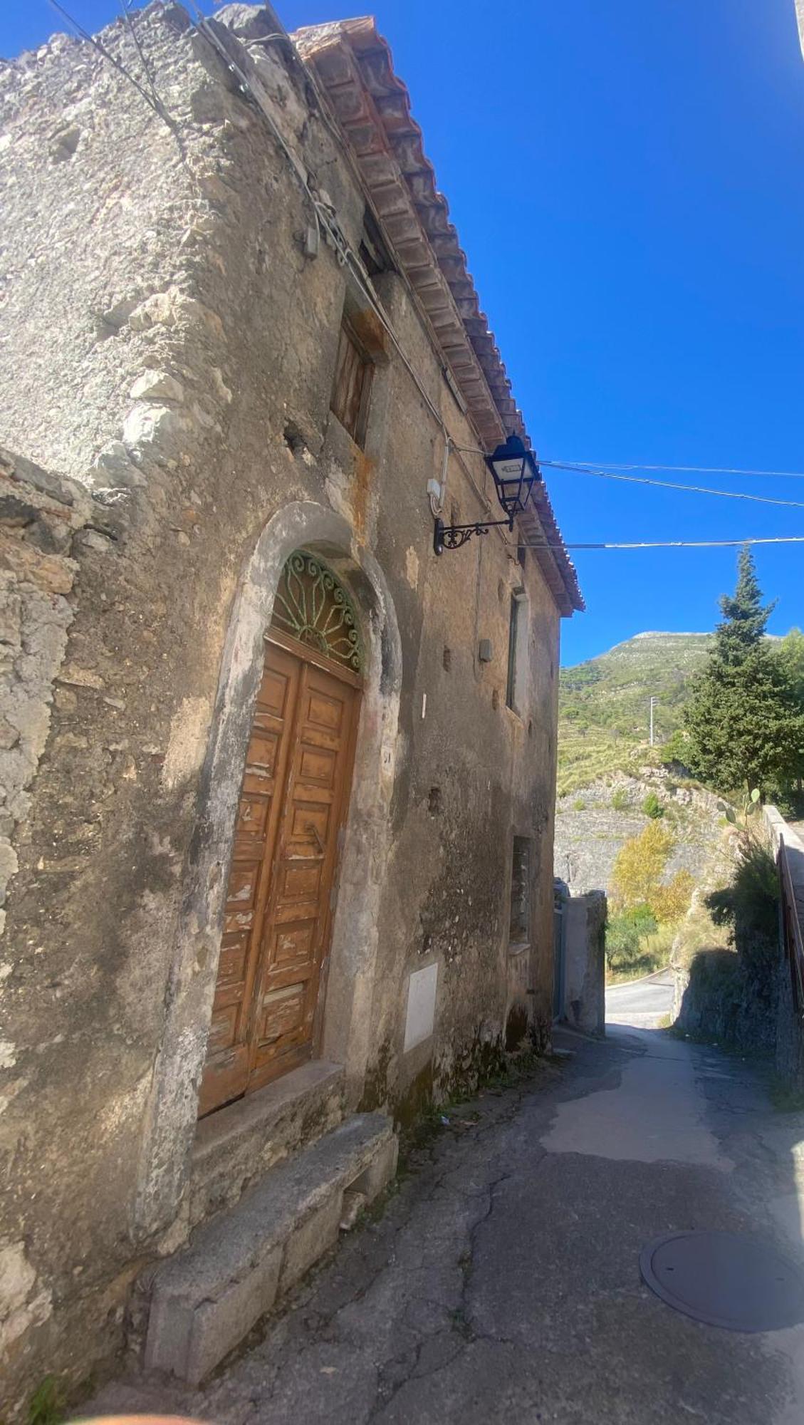 La Terrazza Nel Borgo Hotel Tortora Bagian luar foto